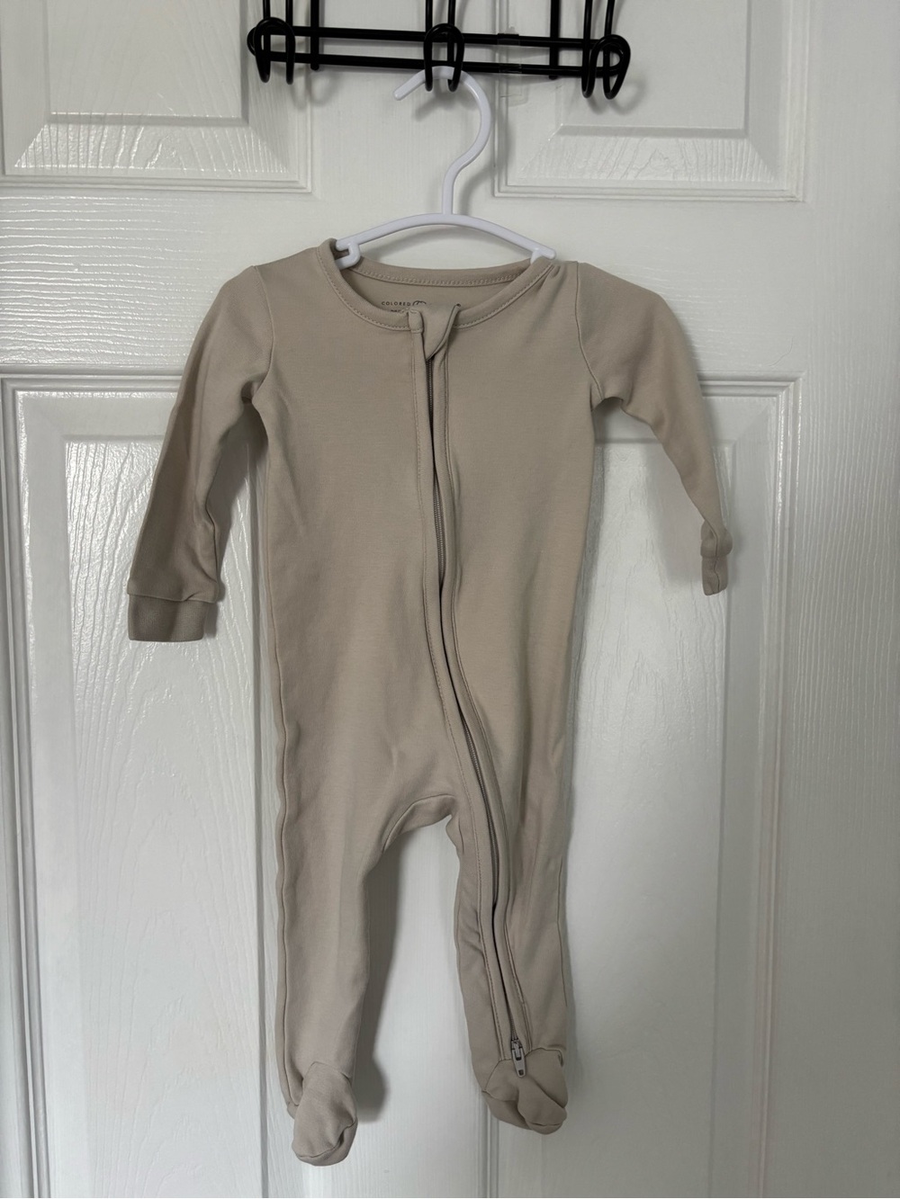 Colored organics 3-6 month beige sleeper